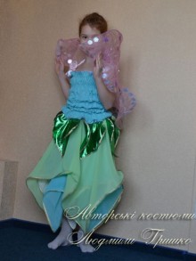 фото костюм феи винкс для девочки, юбка из шифона и парчи