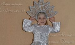 костюм снежинки для маленьких девочек фото