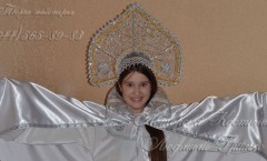 фото карнавального костюма Зимы для девочки