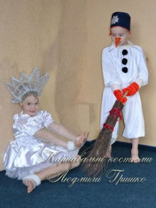 фото новогодних костюмов снеговика и снежинки