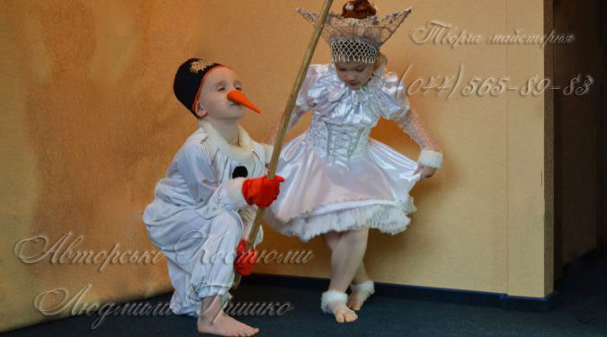 снеговик иснежинка фото детских костюмов