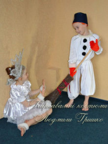 снеговик и снежинка фото костюмов