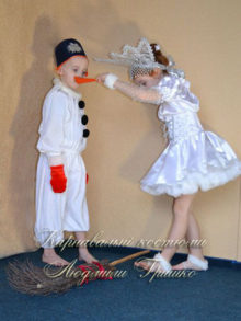 снеговик и снежинка фото карнавальных костюмов