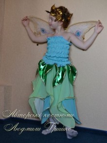 фото карнавальный костюм фея динь-динь с крылышками