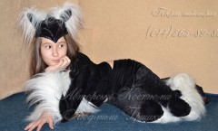 фото костюм черной кошки на Хеллоуин