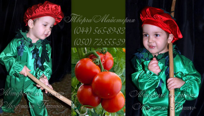 костюм помидора на праздник осени фото коллаж