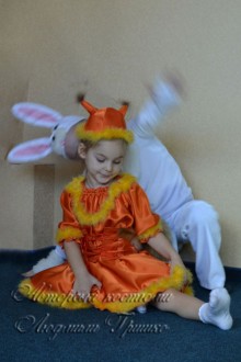 белочка и зайчик фото детских костюмов