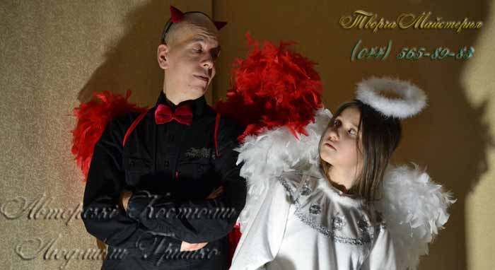 костюмы ангела и демона фото взрослых костюмов