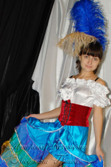 фото женский карнавальный костюм канкан