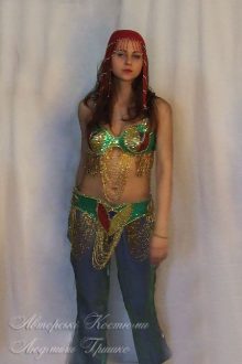 фото авторский карнавальный костюм восточной красавицы
