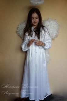авторский карнавальный костюм ангел девочка фото
