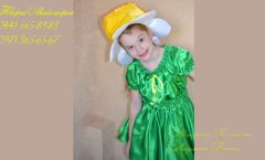 костюм цветка нарцисса фото детского карнавального костюма для девочки