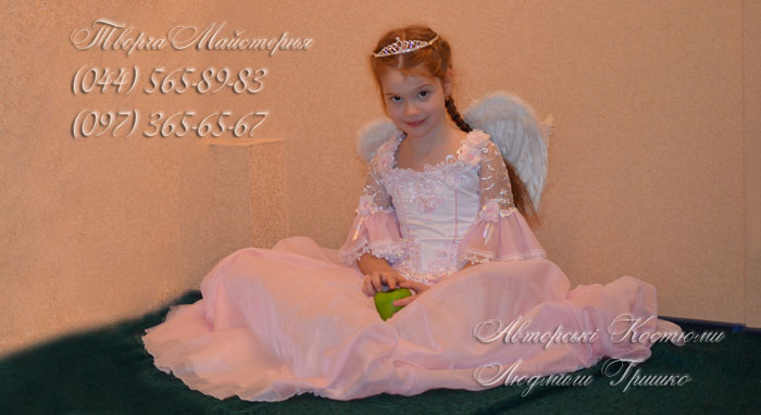розовый ангел фото костюма для девочки