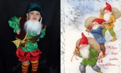 костюм рождественского гнома для мальчика