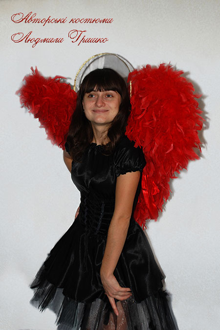 костюм падшего ангела на хэллоуин