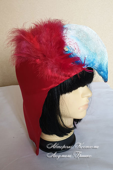 шапка карнавальна папуга